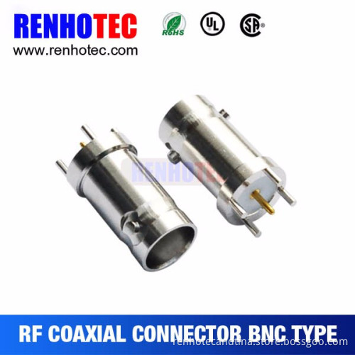 75ohm bnc female connector for pcb mount rg11 bnc connector